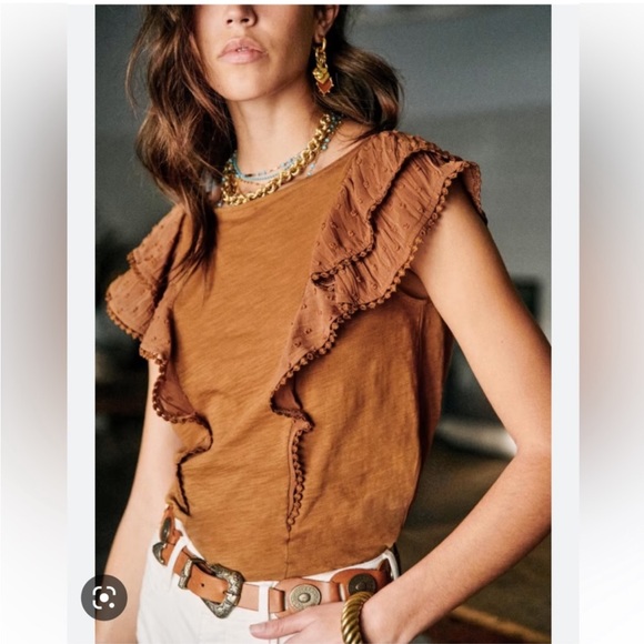 ✨Sezane Agnan T Shirt - Picture 1 of 6